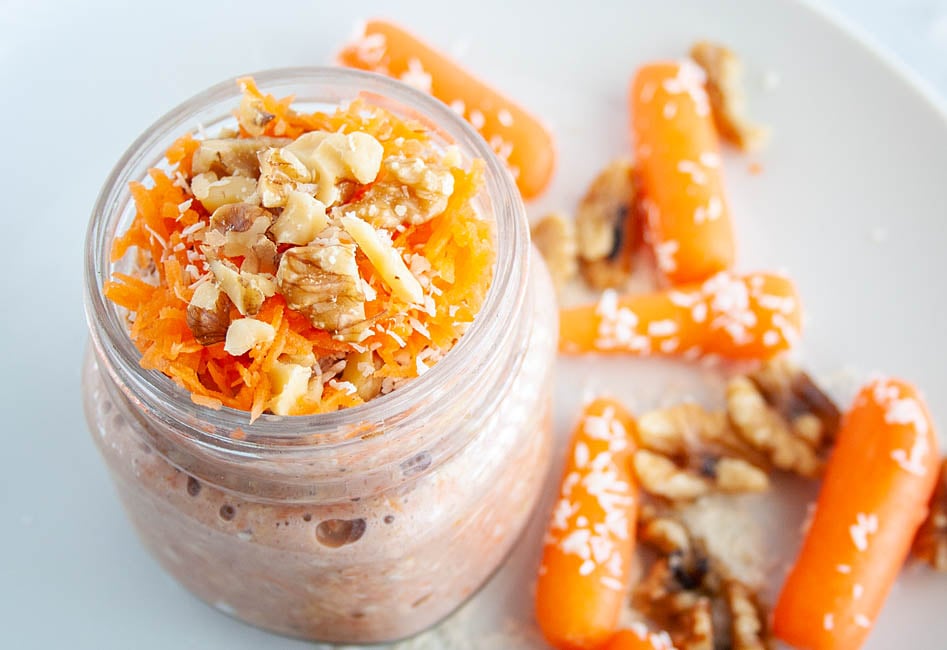 Indulge in a Healthy Breakfast with Carrot Cake Overnight Oats Recipe 1